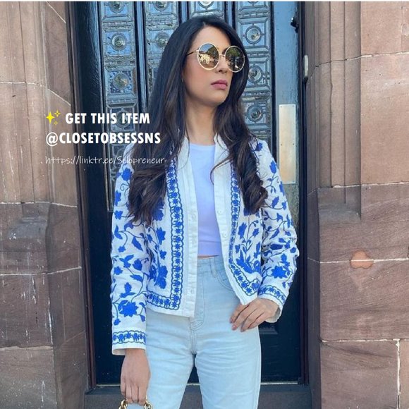 LAST ONE!!! BLOGGER FAVE!!! ZARA Linen Blend Jacket* - Picture 9 of 16